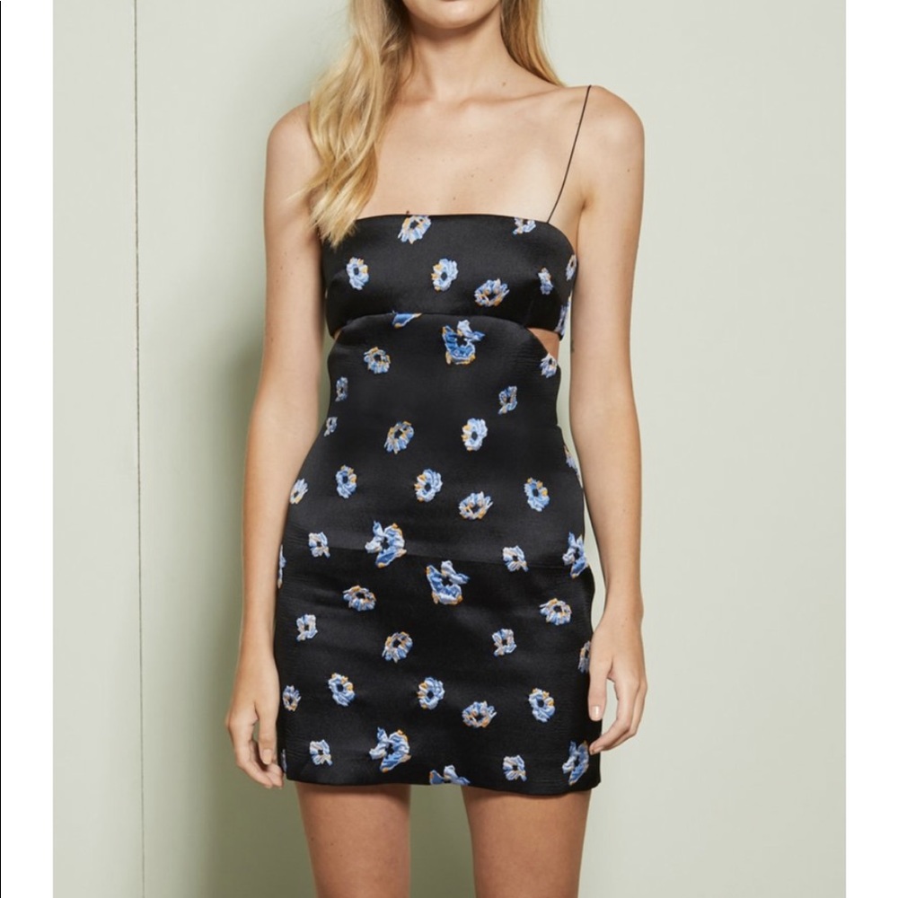 Bec and Bridge daisy cutout mini dress